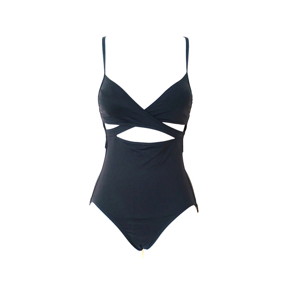 Vince Camuto Swimsuit Size 4 color Black - Picture 1 of 9